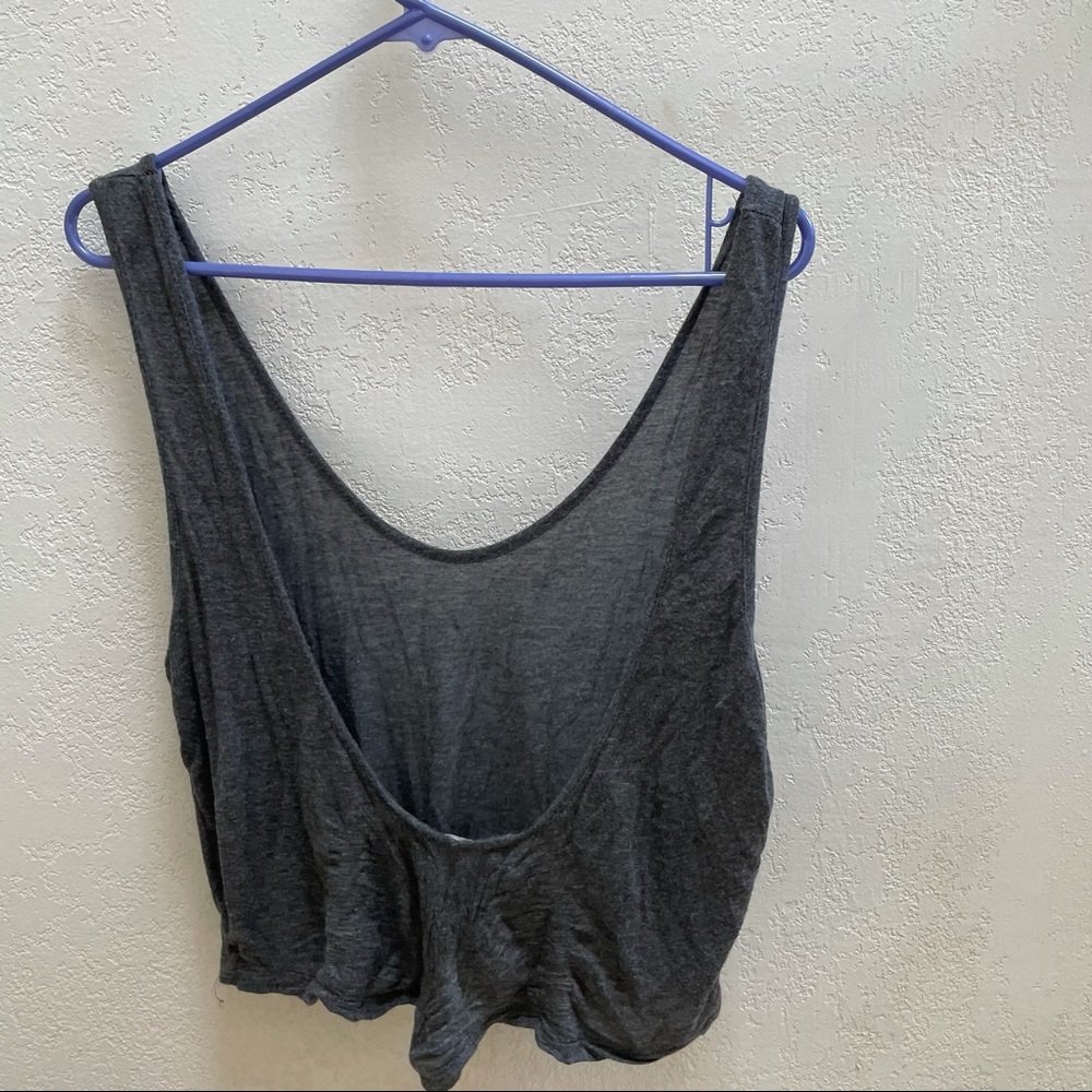 BRANDY MELVILLE GREY TANK TOP